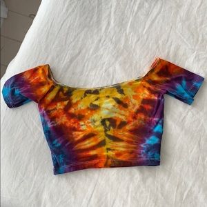 Tops - Tie dye off the shoulder Tops - Tie dye off the shoulder